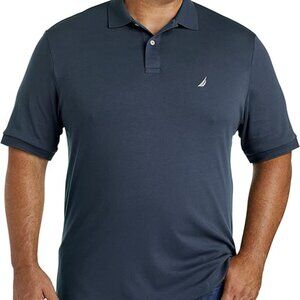 Nautica Men's Classic Fit Short Sleeve Solid Soft Cotton Polo M
